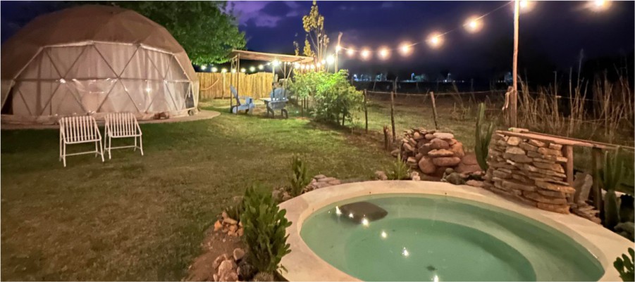 400 Glamping salta domo geodesico noche jacuzzi Coronel Moldes Cabra Corral Salta